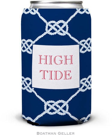Personalized Can Koozies by Boatman Geller (Nautical Knot Navy) Personalized Can Koozies by Boatman Geller (Nautical Knot Navy)