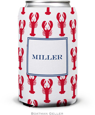 Boatman Geller - Personalized Can Koozies (Lobsters Red) Boatman Geller - Personalized Can Koozies (Lobsters Red)