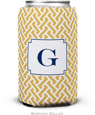 Personalized Can Koozies by Boatman Geller (Stella Gold)