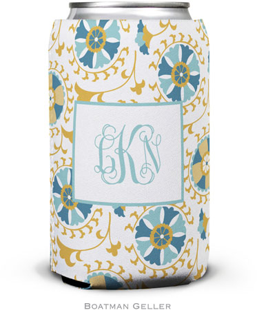 Boatman Geller - Personalized Can Koozies (Suzani Gold) Boatman Geller - Personalized Can Koozies (Suzani Gold)