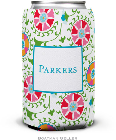 Boatman Geller - Personalized Can Koozies (Suzani) Boatman Geller - Personalized Can Koozies (Suzani)
