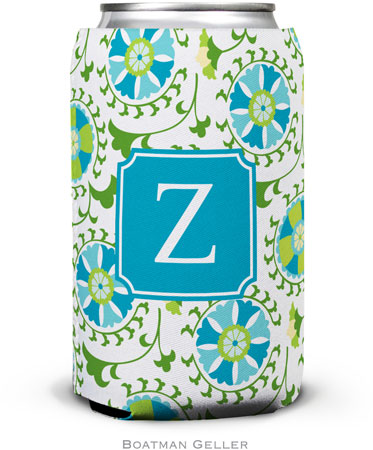 Boatman Geller - Personalized Can Koozies (Suzani Teal Preset) Boatman Geller - Personalized Can Koozies (Suzani Teal Preset)