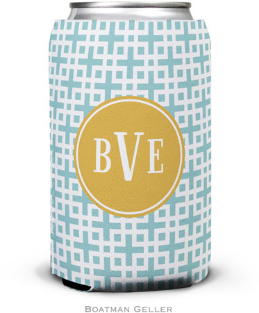 Personalized Can Koozies by Boatman Geller (Lattice Slate Preset) Personalized Can Koozies by Boatman Geller (Lattice Slate Preset)
