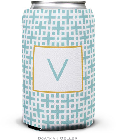 Personalized Can Koozies by Boatman Geller (Lattice Slate) Personalized Can Koozies by Boatman Geller (Lattice Slate)