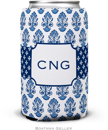 Personalized Can Koozies by Boatman Geller (Beti Navy)