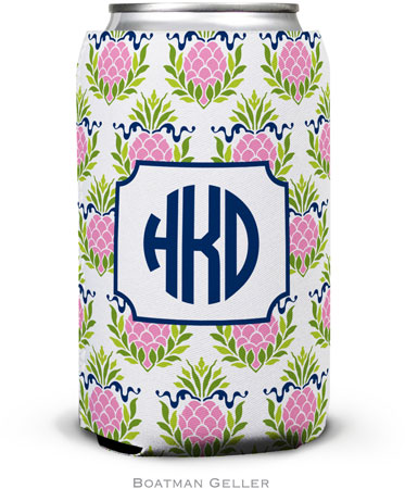 Personalized Can Koozies by Boatman Geller (Pineapple Repeat Pink) Personalized Can Koozies by Boatman Geller (Pineapple Repeat Pink)