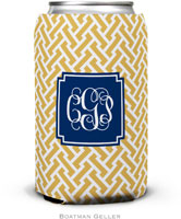 Personalized Can Koozies by Boatman Geller (Stella Gold Preset)