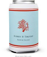Personalized Can Koozies by Boatman Geller (Coral)