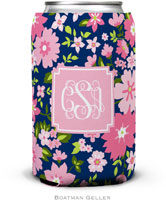 Personalized Can Koozies by Boatman Geller (Caroline Floral Pink Preset)