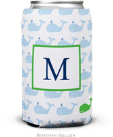 Personalized Can Koozies by Boatman Geller (Whale Repeat )