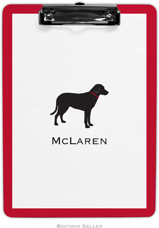 Boatman Geller - Create-Your-Own Personalized Clipboards (Lab Black) Boatman Geller - Create-Your-Own Personalized Clipboards (Lab Black)
