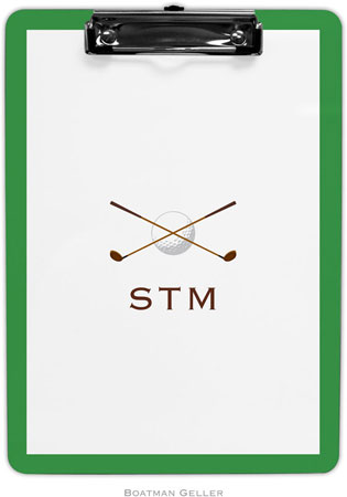 Boatman Geller - Create-Your-Own Personalized Clipboards (Golf)