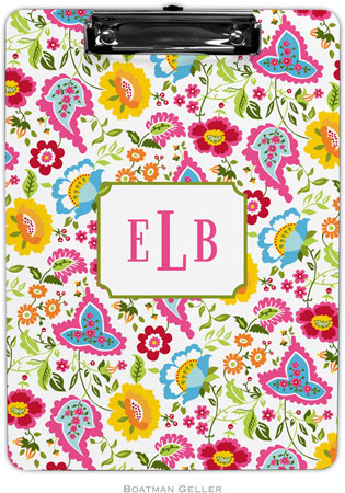 Boatman Geller - Personalized Clipboards (Bright Floral) Boatman Geller - Personalized Clipboards (Bright Floral)