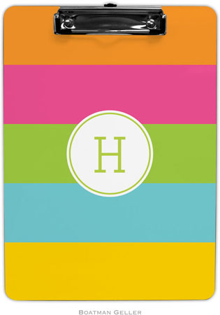 Boatman Geller - Personalized Clipboards (Bold Stripe) Boatman Geller - Personalized Clipboards (Bold Stripe)