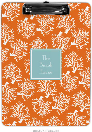 Boatman Geller - Personalized Clipboards (Coral Repeat Preset) Boatman Geller - Personalized Clipboards (Coral Repeat Preset)