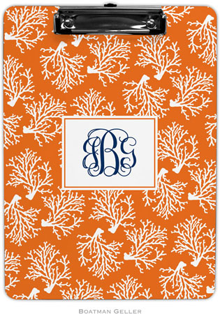 Boatman Geller - Personalized Clipboards (Coral Repeat) Boatman Geller - Personalized Clipboards (Coral Repeat)