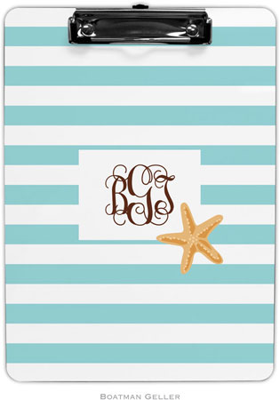 Boatman Geller - Personalized Clipboards (Stripe Starfish) Boatman Geller - Personalized Clipboards (Stripe Starfish)