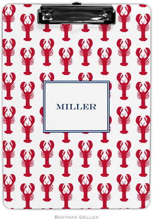 Boatman Geller - Personalized Clipboards (Lobsters Red) Boatman Geller - Personalized Clipboards (Lobsters Red)