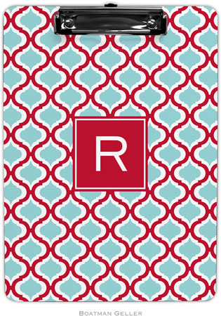 Boatman Geller - Personalized Clipboards (Kate Red & Teal Preset) Boatman Geller - Personalized Clipboards (Kate Red & Teal Preset)