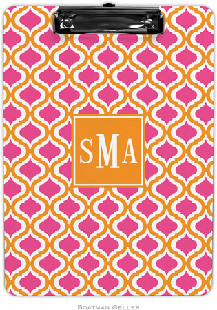 Boatman Geller - Personalized Clipboards (Kate Tangerine & Raspberry Preset) Boatman Geller - Personalized Clipboards (Kate Tangerine & Raspberry Preset)