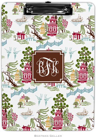 Boatman Geller - Personalized Clipboards (Chinoiserie Autumn Preset) Boatman Geller - Personalized Clipboards (Chinoiserie Autumn Preset)