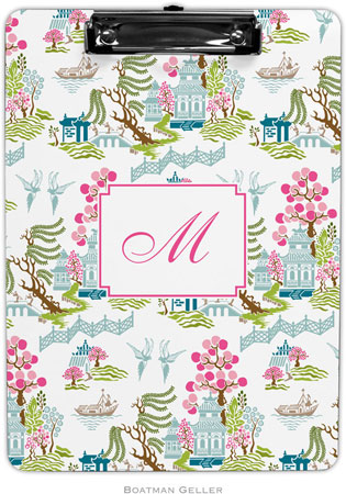 Boatman Geller - Personalized Clipboards (Chinoiserie Spring) Boatman Geller - Personalized Clipboards (Chinoiserie Spring)