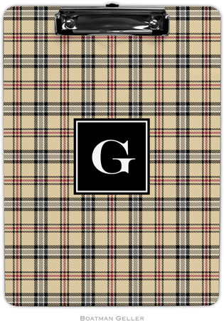 Boatman Geller - Personalized Clipboards (Town Plaid Preset)