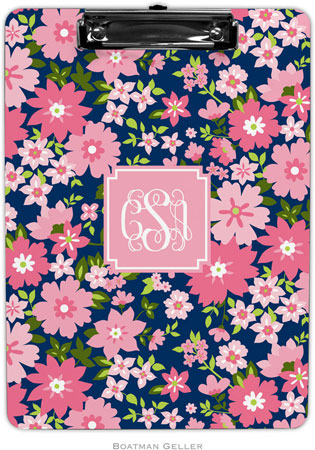 Boatman Geller - Personalized Clipboards (Caroline Floral Pink Preset)