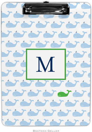 Boatman Geller - Personalized Clipboards (Whale Repeat )