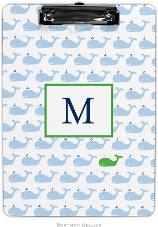 Boatman Geller - Personalized Clipboards (Whale Repeat ) Boatman Geller - Personalized Clipboards (Whale Repeat )