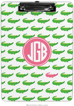 Boatman Geller - Personalized Clipboards (Alligator Repeat Preset)