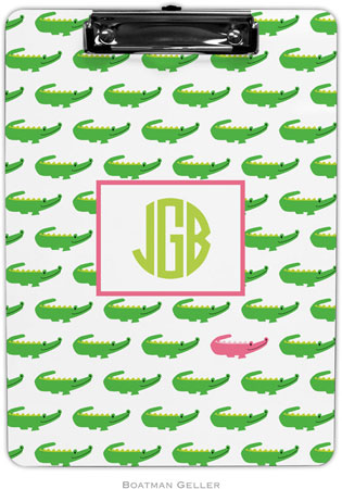 Boatman Geller - Personalized Clipboards (Alligator Repeat)