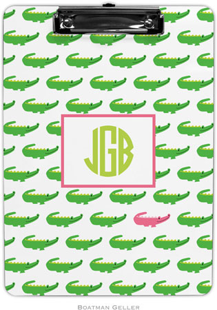 Boatman Geller - Personalized Clipboards (Alligator Repeat) Boatman Geller - Personalized Clipboards (Alligator Repeat)