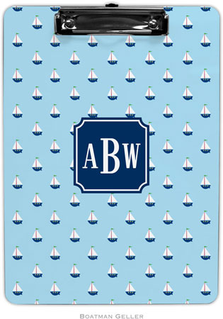 Boatman Geller - Personalized Clipboards (Little Sailboat Preset) Boatman Geller - Personalized Clipboards (Little Sailboat Preset)