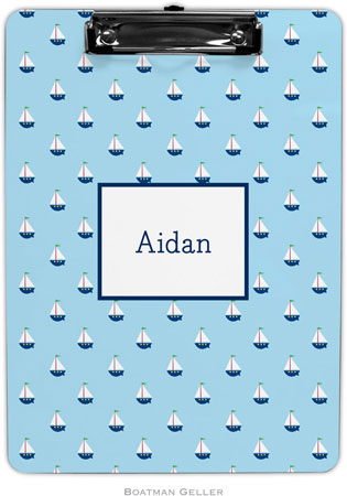 Boatman Geller - Personalized Clipboards (Little Sailboat)