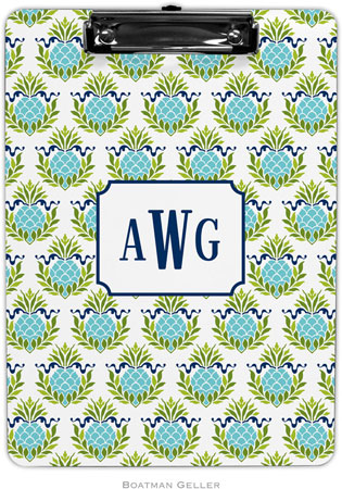 Boatman Geller - Personalized Clipboards (Pineapple Repeat Teal) Boatman Geller - Personalized Clipboards (Pineapple Repeat Teal)