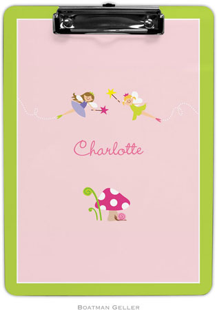 Boatman Geller - Personalized Clipboards (Fairy)