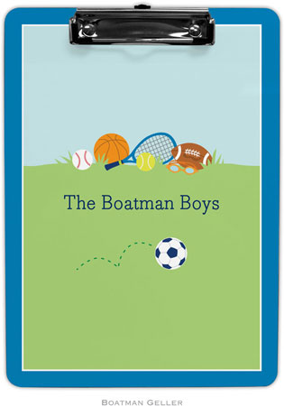 Boatman Geller - Personalized Clipboards (Sports Boy) Boatman Geller - Personalized Clipboards (Sports Boy)