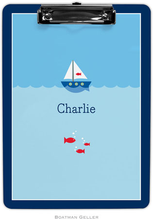 Boatman Geller - Personalized Clipboards (Sailboat) Boatman Geller - Personalized Clipboards (Sailboat)