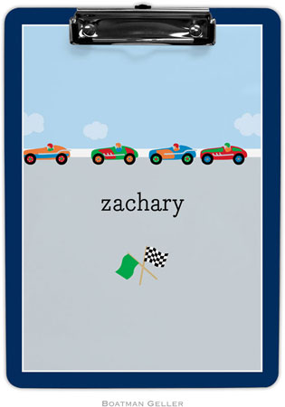 Boatman Geller - Personalized Clipboards (Race Cars) Boatman Geller - Personalized Clipboards (Race Cars)