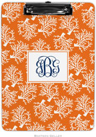 Boatman Geller - Personalized Clipboards (Coral Repeat)