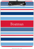Boatman Geller - Personalized Clipboards (Espadrille Nautical)