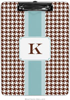 Boatman Geller - Personalized Clipboards (Alex Houndstooth Chocolate)