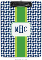 Boatman Geller - Personalized Clipboards (Alex Houndstooth Navy)