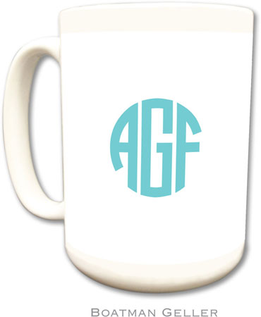 Boatman Geller - Personalized Coffee Mugs (Circle Monogram)