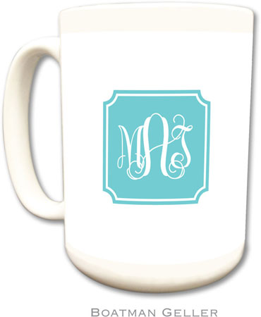 Boatman Geller - Create-Your-Own Personalized Coffee Mugs (Solid Inset Round Corners Preset)