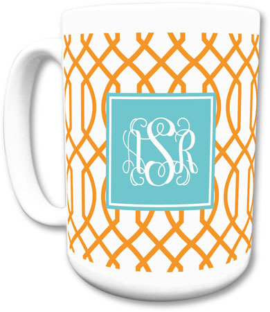 Boatman Geller - Create-Your-Own Mugs (Trellis Reverse) Boatman Geller - Create-Your-Own Mugs (Trellis Reverse)
