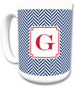 Boatman Geller - Create-Your-Own Mugs (Herringbone)