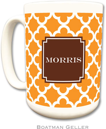 Boatman Geller - Personalized Coffee Mugs (Bristol Tile Tangerine Preset) Boatman Geller - Personalized Coffee Mugs (Bristol Tile Tangerine Preset)