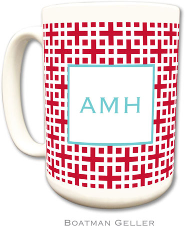 Boatman Geller - Personalized Coffee Mugs (Lattice Cherry) Boatman Geller - Personalized Coffee Mugs (Lattice Cherry)